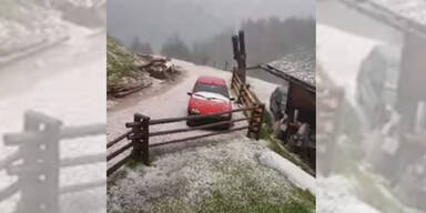 Unwetter Pongau Hagel 