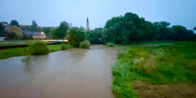 Gmünd Überflutungen Unwetter 
