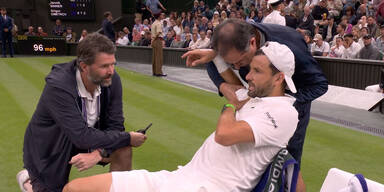 Wimbledon-Drama: Dimitrov-Verletzung rettet Sinner