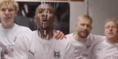 Kabinen-Party: So wild feierten die ÖFB-Stars