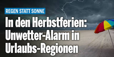 Strand Unwetter
