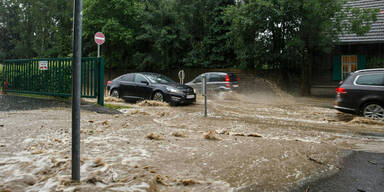 Unwetter Starkregen Graz Andritz