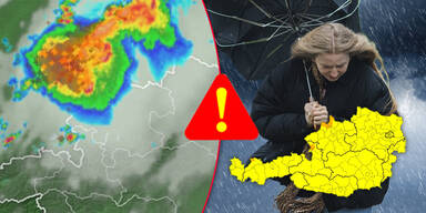 Erst Mega-Hitze, DANN folgen Mega-Gewitter im ganzen Land