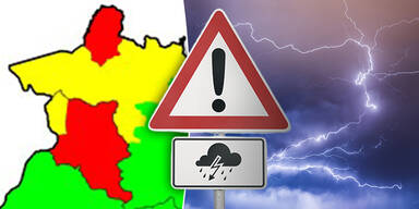 Warnstufe Rot: Gewitter-Walze rollt jetzt auf Österreich zu