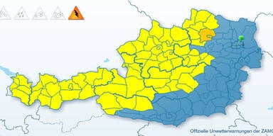 Gewitter haben Österreich fest im Griff
