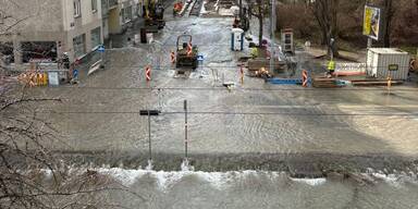 Handelskai: DAS ist die Ursache für den Wasserrohrbruch