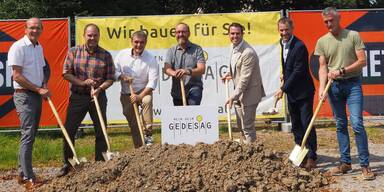 GEDESAG: Feierlicher Spatenstich des neuen Wohnprojektes ›Wolfpassing VI B‹ 