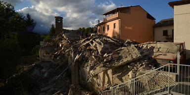 Schwer getroffen wurde die Stadt Amatrice