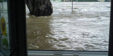 Hochwasser in Aggsbach-Dorf 