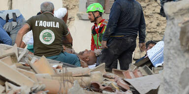 Schwer getroffen wurde die Stadt Amatrice