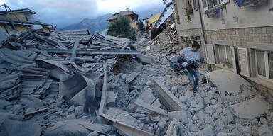 Schwer getroffen wurde die Stadt Amatrice