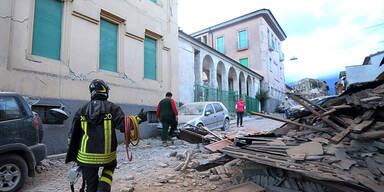 Schwer getroffen wurde die Stadt Amatrice