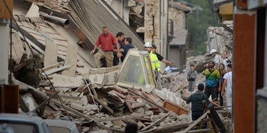 Schwer getroffen wurde die Stadt Amatrice