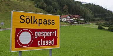 Sölkpass gesperrt