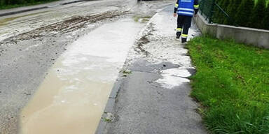 Unwetter in Aschbach 