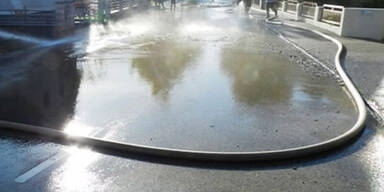 Unwetter in Aschbach 