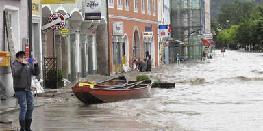 Hochwasser in Aschach