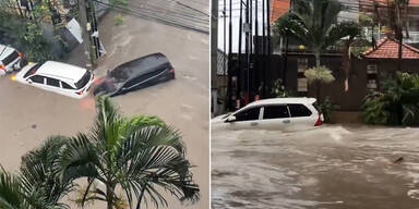 Sintflut-Regen auf Bali fordert 18 Menschenleben