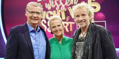 Mit Günther Jauch, Barbara Schöneberger & Thomas Gottschalk. 
