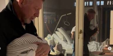 Erster Auftritt zu dritt! Boris Becker und Lilian zeigen Baby Zoë in Mailand