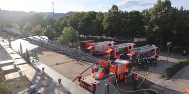 Feuerwehreinsatz im ehemaligen Pro Kaufland