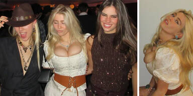 Claudia Schiffers Tochter Clementine: XL-Ausschnitt zum Geburtstag