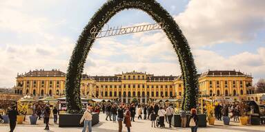 Schloss Schönbrunn: starke 450.000 Besucher für Oster- und Frühlingsmarkt