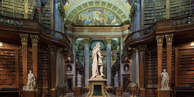 Schau "Weltmacht Liebe" im Prunksaal der Nationalbibliothek