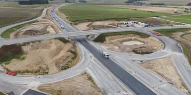 Fnaler Bauabschnitt der Umfahrung Großglobnitz-Kleinpoppen