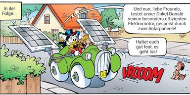 Schock in Entenhausen: Donald Duck fährt jetzt E-Auto!
