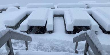 HIER liegt jetzt schon Schnee 
