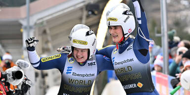 Rodlerinnen Egle/Kipp erneut Doppelsitzer-Gesamtweltcupsieger