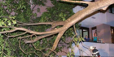 Unwetter fegen über Österreich