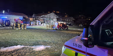 Gasexplosion in Einfamilienhaus: Zwei Verletzte