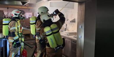 Küchenbrand Symbolfoto