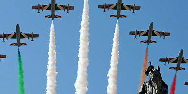 Flugshow am Staatsfeiertag Italiens