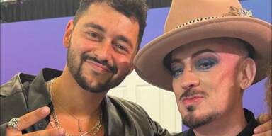 Regenbogen-Show und Weltstar-Besuch: San Marino bringt Boy George zum ESC nach Wien