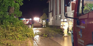 Sturmschäden im Norden Salzburgs