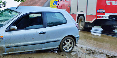 Überschwemmungen in Ost-Österreich