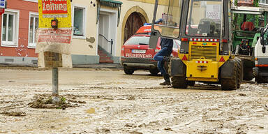 Überschwemmungen in Ost-Österreich
