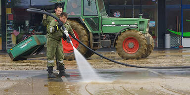 Überschwemmungen in Ost-Österreich