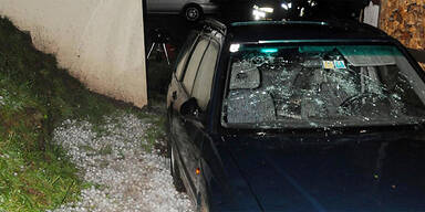 Hagel in Tirol 