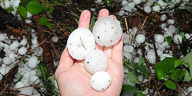 Hagel in Tirol 