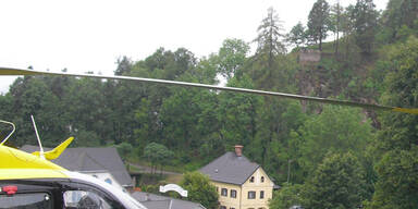 Felssturz auf Burg Hochosterwitz