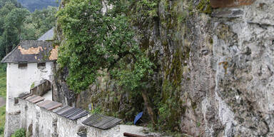 Felssturz auf Burg Hochosterwitz