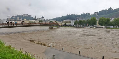 Hochwasser in Salzburg 