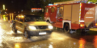 Hochwasser in Österreich 