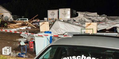 Festzelt im Innviertel eingestürzt: 2 Tote