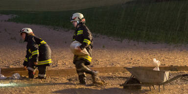 Unwetter in Wallern an der Trattnach 