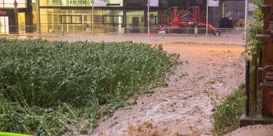 Unwetter in Wallern an der Trattnach 